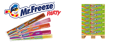 Mr Freeze - Big pop Party 20x45 - Box 1.4 Palette x98 Party