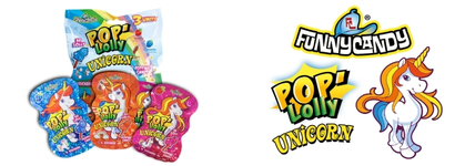 POP LOLLY UNICORN  TRIPACK