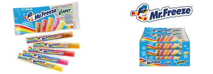 PAV 12 SACHETS Mr FREEZE GIANT 8 x 105 ML