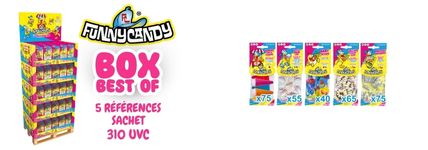 BOX BEST OF FUNNY CANDY SACHETS